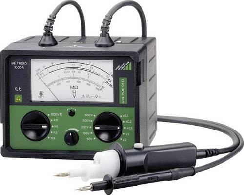 Gossen Metrawatt M 540 C Isolationsmessgerät in Grau mit Messbereichen von 50 V bis 1000 V und bis zu 400 MΩ - Bild 1