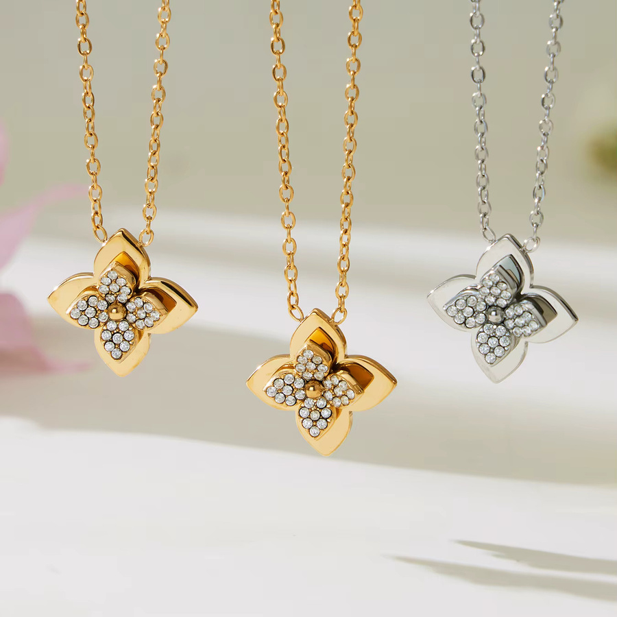 Liora Anhänger Kette, Zirkonia, Edelstahl, Damen - Bild 3