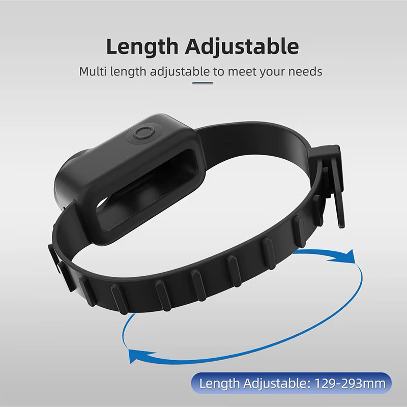 DJI Osmo Nano Silikon Armband in Schwarz für die Sportkamera - Bild 6
