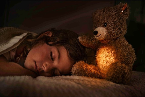 Steiff Soft Cuddly Friends Teddybär Caspar mit Nachtlicht ab Geburt