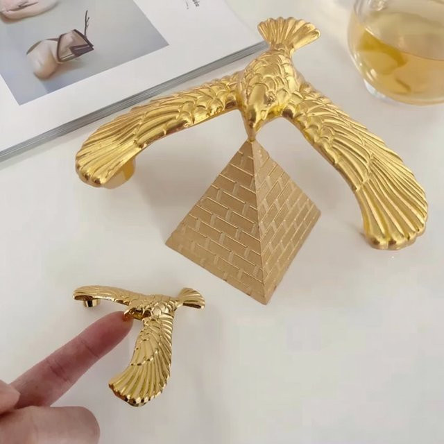 soulbao Metall-Balance-Adler, Schwerkraft-Spielzeug, gold - Bild 1