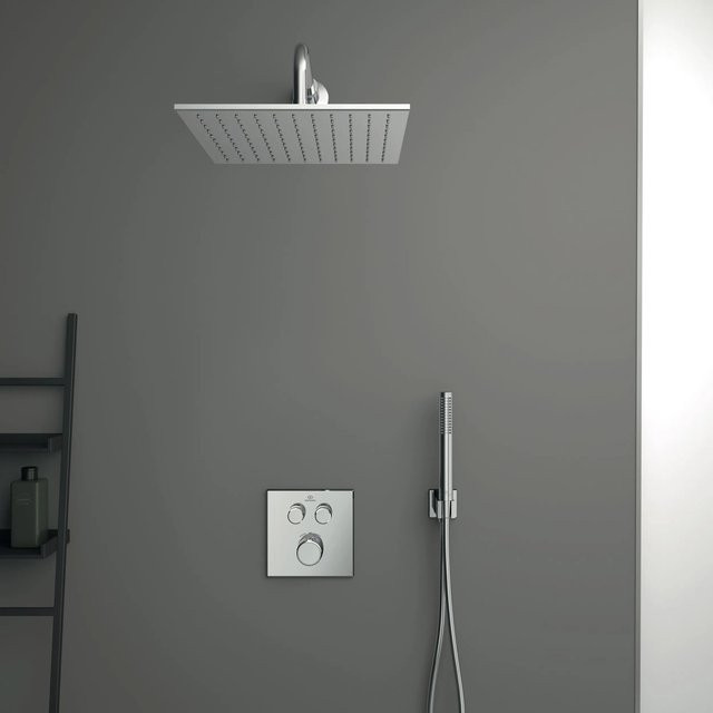 Ideal Standard Kopfbrause Idealrain Atelier Eckig in Chrom, B/B: 30 x 30 cm - Bild 1