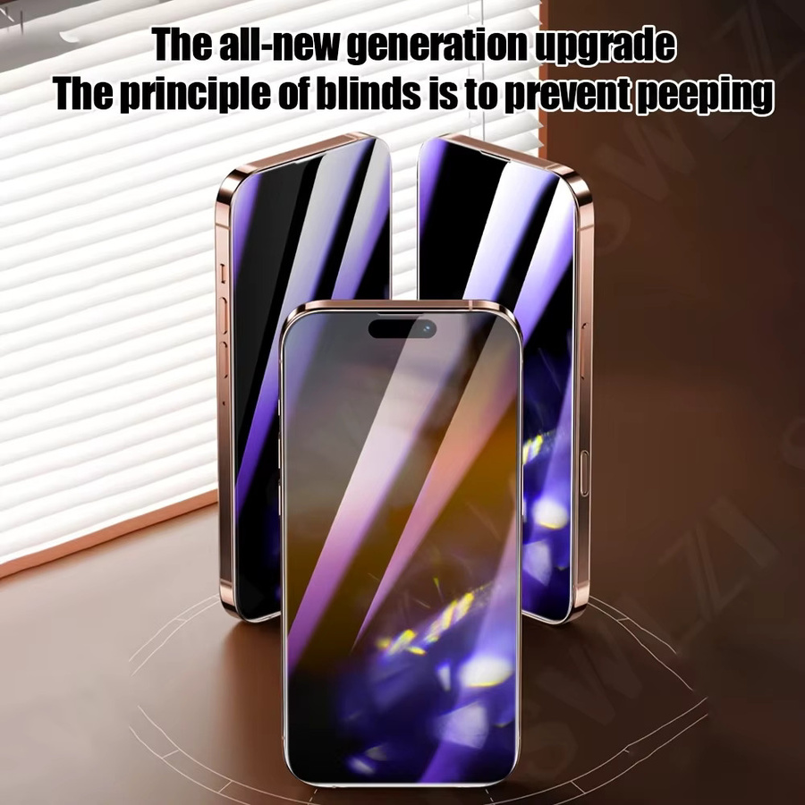NNBILI Privatsphäre-Displayschutzfolie in Lila für iPhone 17 Pro MAX und iPhone 17 Air - Bild 2