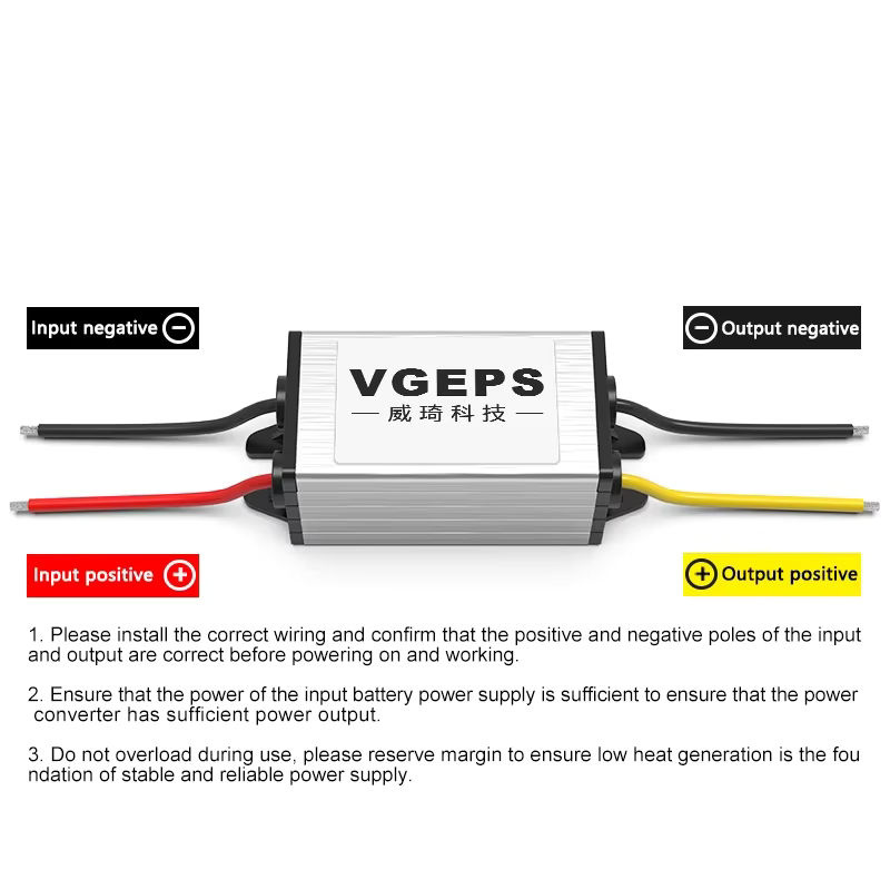 VGEPS DC-DC Abwärtswandler Automotive Regler für 12V bis 72V zu 12V - Bild 4