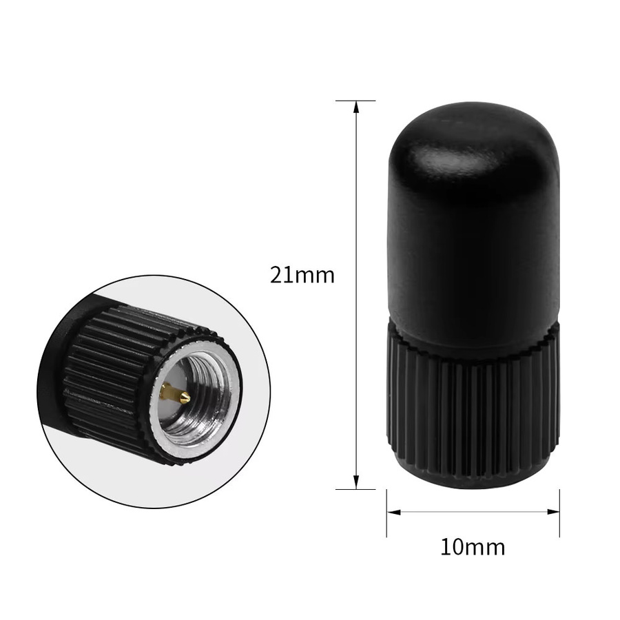 NOWEPOCH 2er-Set Externe WLAN und Bluetooth Antenne, 2,4 GHz Single-Band, SMA-Stecker, Schwarz - Bild 2