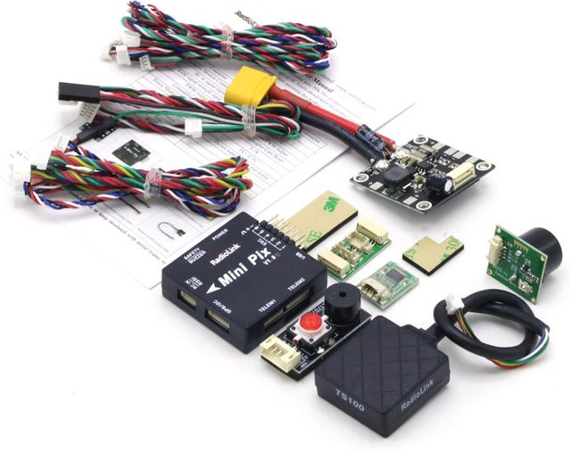 Radiolink Mini PIX & Mini M8N GPS Flight Control mit Vibrationsdämpfung für RC Racer Drone Quadcopter in Schwarz - Bild 1