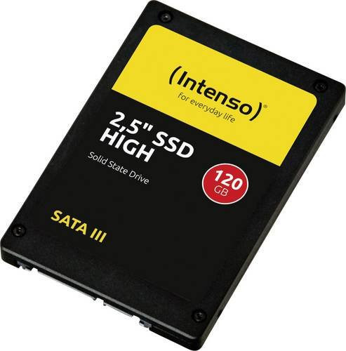 Intenso High Performance Interne SATA SSD 120 GB, 2.5 Zoll, Schwarz - Bild 1