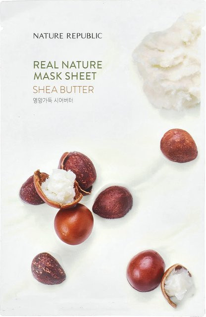 Nature Republic Real Nature Beauty Mask Sheet Shea Butter, 23 ml - Bild 1