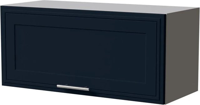 Feldmann-Wohnen Klapphängeschrank Salo W4B/80 in Grau/Indigo Matt mit Gasdruckdämpfer, B/T/H: 80 x 32,5 x 36 cm - Bild 1