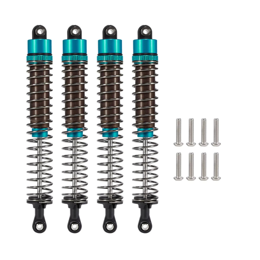 BOGIRC Ölgefüllte Stoßdämpfer, 4-teiliges Set, Blau, Metall, 1:10 - Bild 3