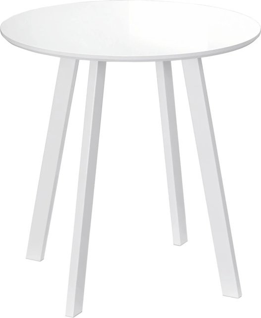 HOMCOM Esstisch in modernem Design, Weiß, B/T/H: 72 x 72 x 75 cm - Bild 1