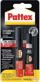 Pattex Sekundenkleber Plastik flüssig transparent 4 ml - Bild 2