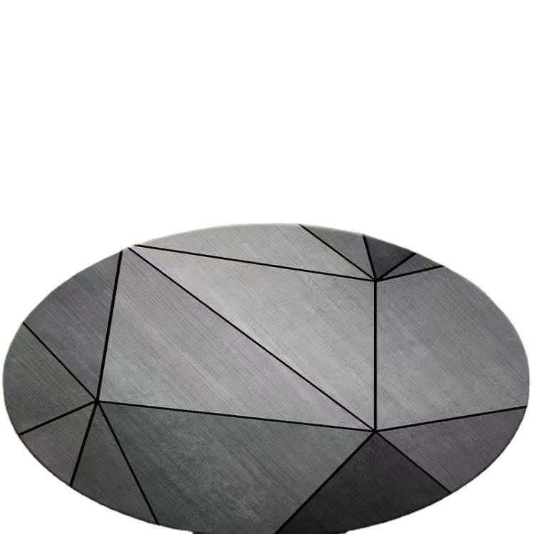 Runder Teppich von WTEMPO in Tie Dyeing Optik aus Polyester, Durchmesser: 120 cm - Bild 2