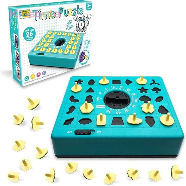 Binchi Outdoor Product Formenspiel Puzzle, Blau, ab 7 Jahre - Bild 1