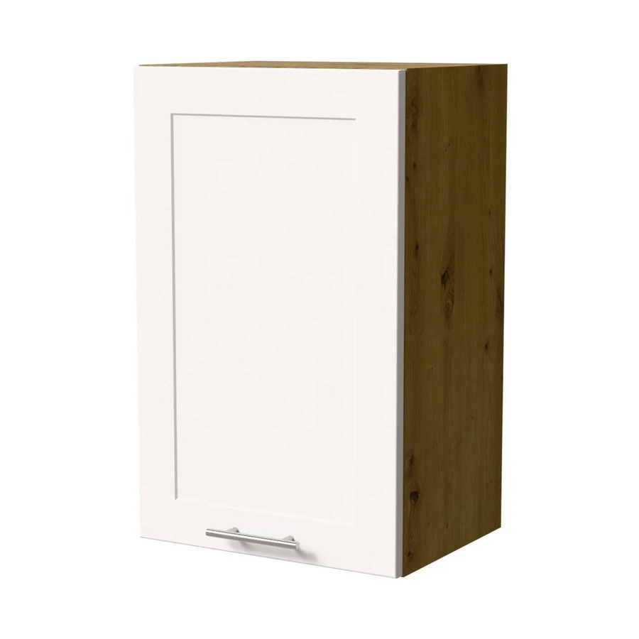 Feldmann-Wohnen Hängeschrank Oslo W2/45 in Eiche Artisan und Weiß Matt mit Soft-Close-Türen, B/T/H: 45 x 32,5 x 72 cm - Bild 2