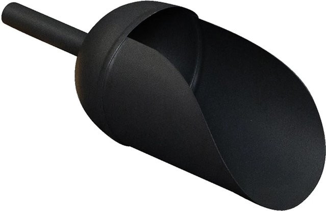 Firefix Pelletschaufel aus Metall in Schwarz, Durchmesser: 11,5 cm, Länge: 32 cm - Bild 1