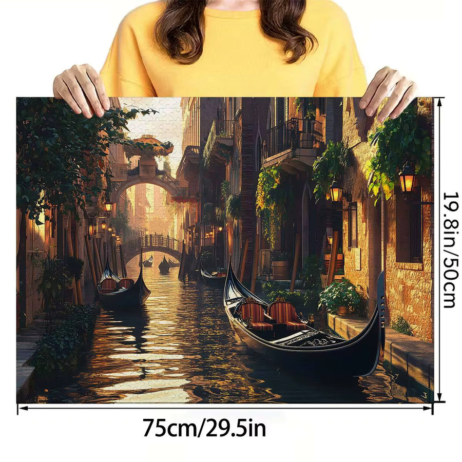 AZNM Venedig Canal Sunset Puzzle, 1.000 Teile - Bild 5
