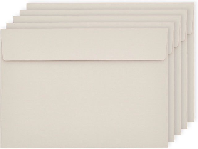 Rico Design Paper Poetry Luxury Umschläge C6 Hellgrau - Bild 1