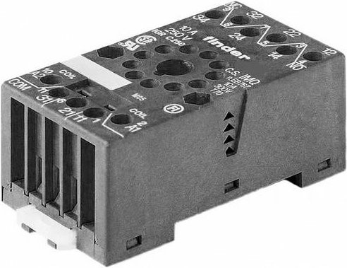 Finder Fassung Serie 90 für Serie 88 Zubehör, Schwarz - Bild 1