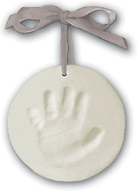 Cangaroo Baby Handabdruck-Bausatz, Anhänger Ausstecher, Holzrolle weiß - Bild 1