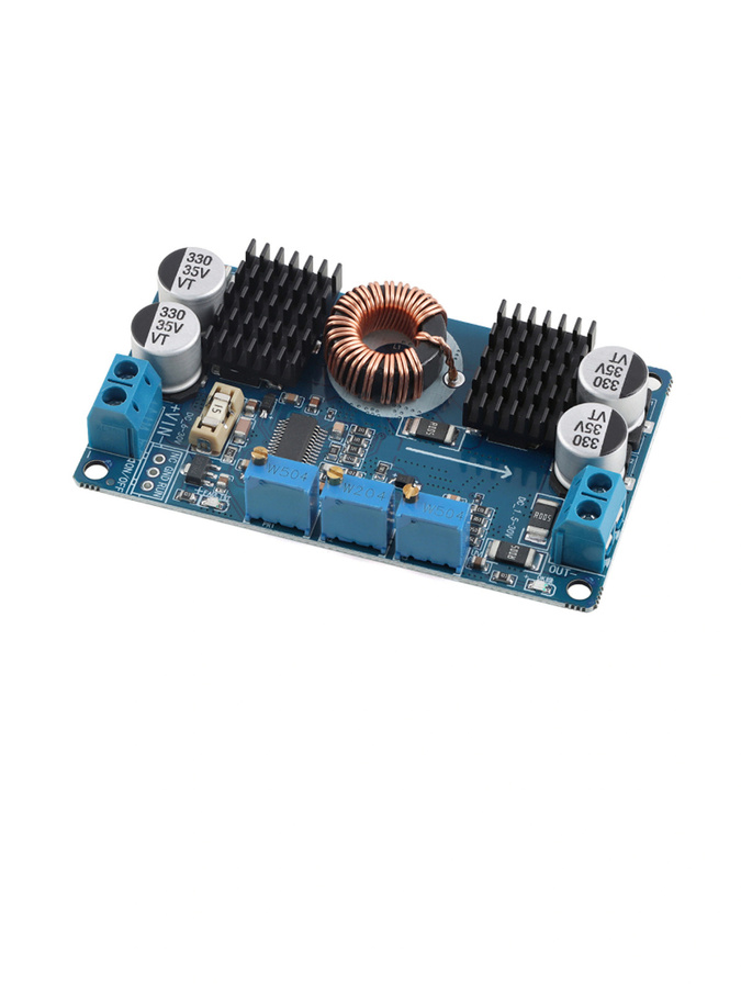 LTC3780 Automatisches Step-Up-Down DC-DC Lademodul Stromversorgungsmodul 5-32V auf 1V-30V 10A in Blau - Bild 1