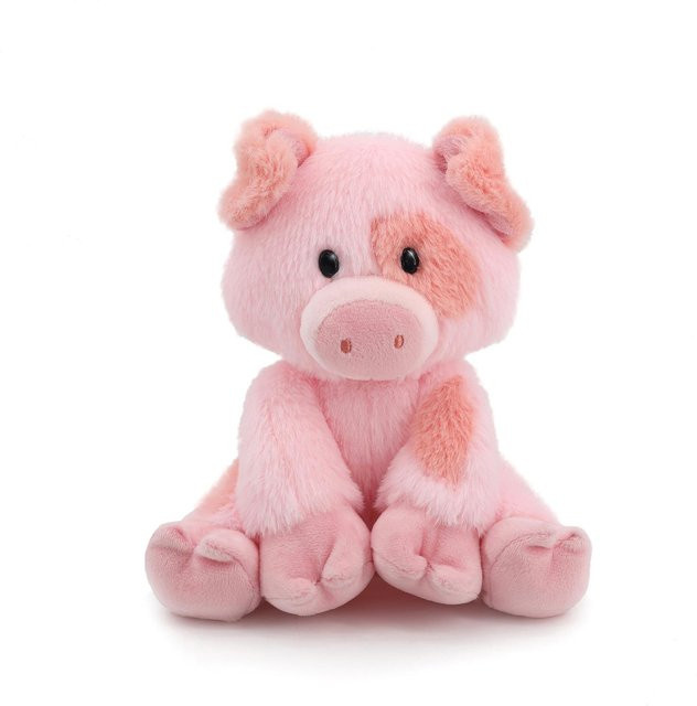 Rosa Gepunktetes Schwein Plüschtier, 20cm, ab 14 Jahren - Bild 1