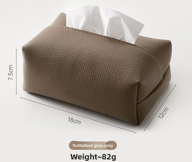 SZwatch Taschentuchbox aus Kunststoff in Grau - Bild 1