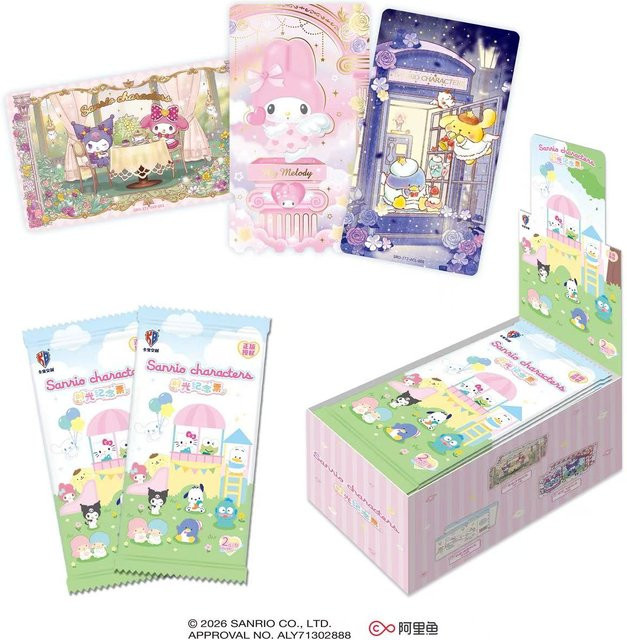 KABAO Sanrio, Ticket-Sticker-Karten, Set / Bundle, bunt / mehrfarbig - Bild 1
