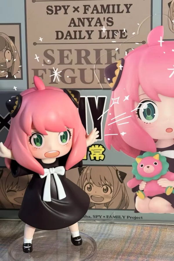 POP MART Spy x Family Anya Serie Blind Box mit bunter Anime Figur als Sammlerstück und Deko-Ornament - Bild 2