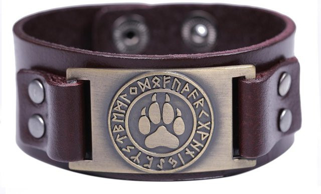 LIKGREAT Armband, Leder, Schwarz, Unisex - Bild 1