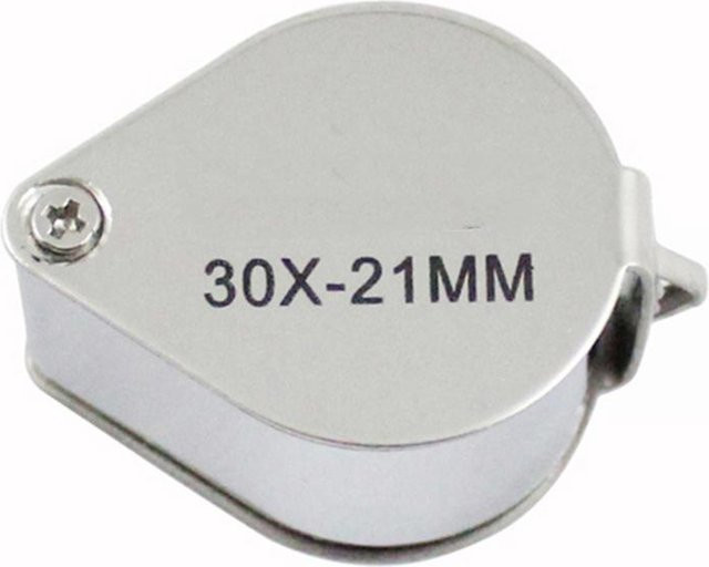 Fishine Schmucklupe 30x, silver - Bild 1