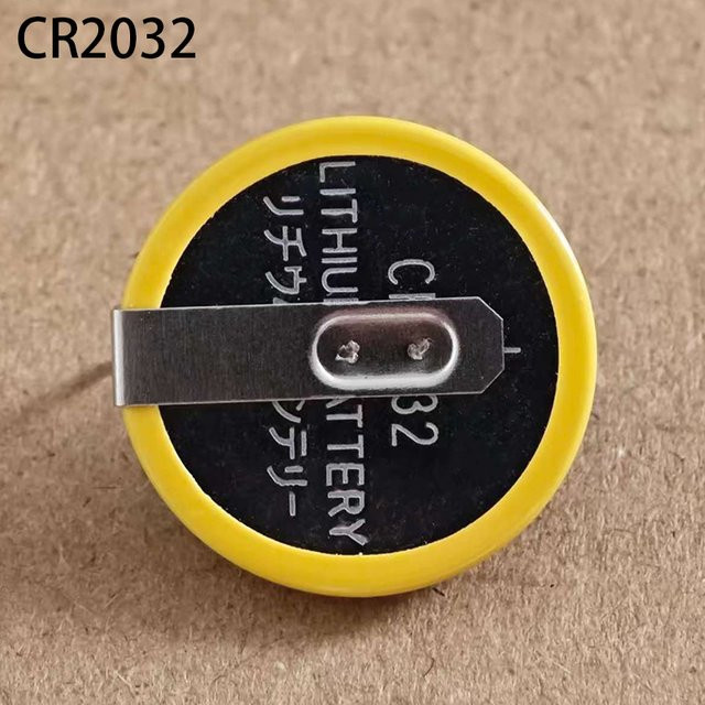 10er Set xinislng CR2032 Lithium-Knopfzellen mit Pins, 3V, 210mAh, Gelb - Bild 1