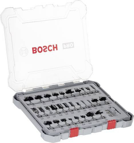 Bosch Fräser-Set mit 6-mm-Schaft, 30-teilig - Bild 1