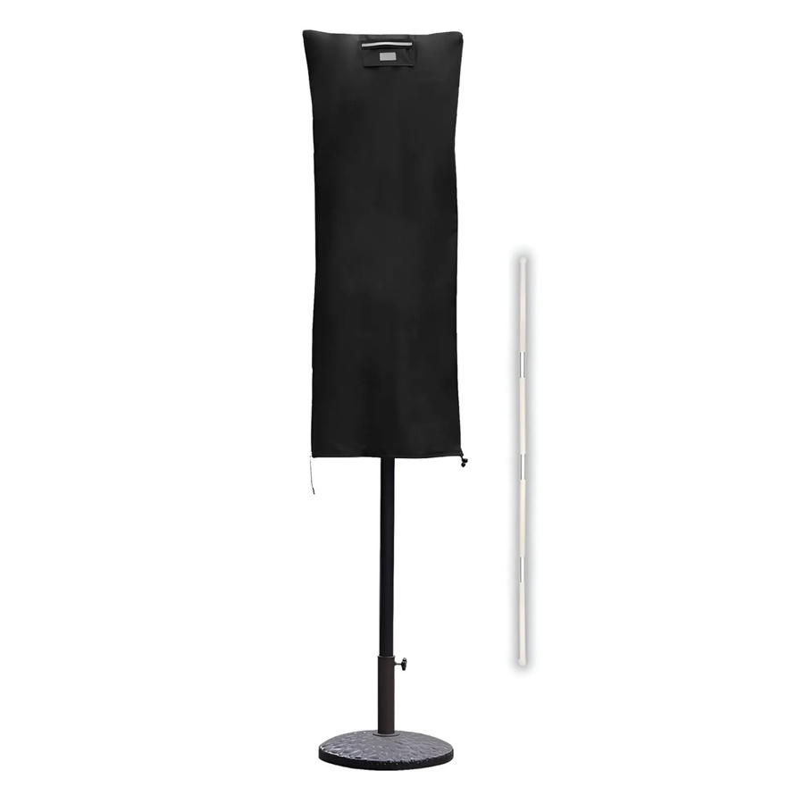 Sekey Sonnenschirm Schutzhülle aus wasserdichtem 600D Oxford-Gewebe für Doppelsonnenschirme, Schwarz, B/T/H: 160 x 62 x 62 cm - Bild 2