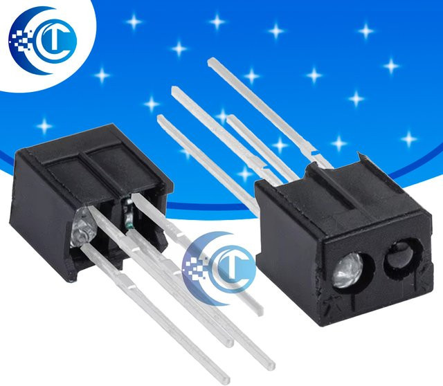 10 Stück EGBO rpr220 Optoelektronische Schalter reflektierende optische Kopplung Sensoren in Schwarz - Bild 1