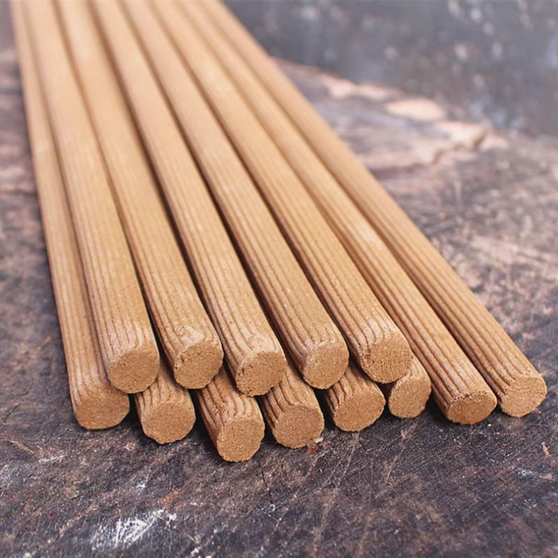 12er Set Oudh Räucherstäbchen aus Natur-Bambus, Eaglewood Duft, Braun, Länge: 48 cm - Bild 6