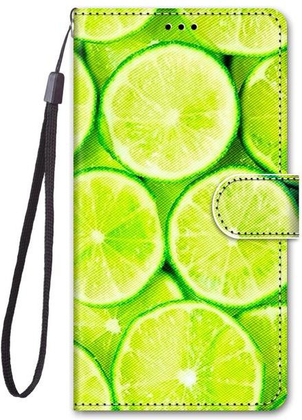YiKELO Leder-Flip-Telefonhülle mit Blumenmuster für Samsung S9 S10 S20 FE Plus S5 S6 S7 S8 S10e in Grün mit Kartenhalter und Standfunktion - Bild 1