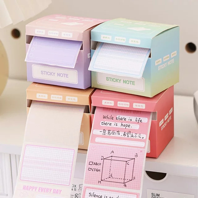 Post-it ausziehbare Farbverlaufs-Haftnotizen in Multicolour und Purple, 256 Blatt - Bild 1