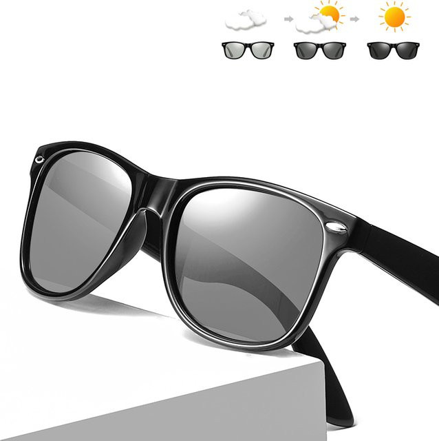 FUQIAN Sonnenbrille, quadratisch, Vollrand, Kunststoff, Schwarz, Unisex - Bild 1