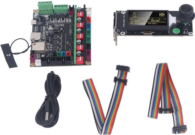 MKS TinyBee V1.0 3D-Drucker-Steuerplatine mit MKS Mini12864 V3.0 LCD-Grafikanzeige in Schwarz - Bild 1