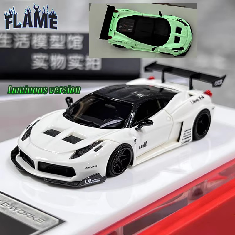 Bburago 458 Gt Lb Wide-Body, Miniatur Auto Modell, 1:64, Harz, ab 14 Jahren - Bild 2