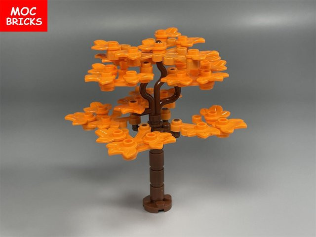 Yiran toy Bausteine Spielzeug Ahornblatt Pflanze Wald See Baum 6–12 Jahre - Bild 1