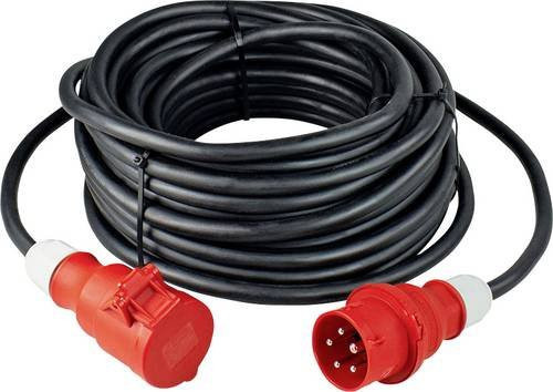 AS Schwabe Strom Verlängerungskabel 16A Schwarz 5,00 m H07RN-F 5G 2,5mm² - Bild 1