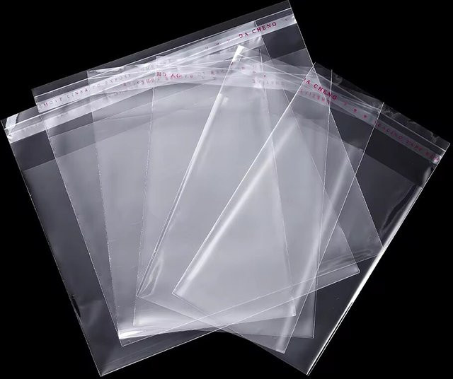 100 Stück transparente selbstklebende OPP Kunststoff Taschen von St.kunkka für Schmuck und Geschenke - Bild 1