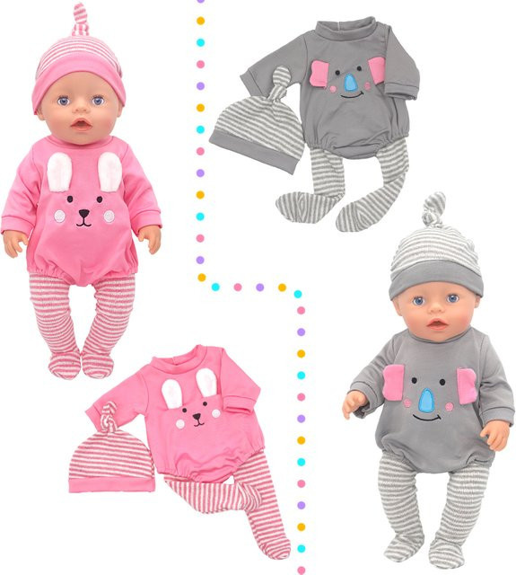 Anzug für 43 cm Geboren Baby Puppe, Kleidung und Zubehör - Bild 1