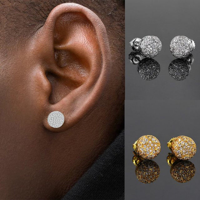 StoneAge Ohrstecker Edelstahl, Zirkonia, Unisex, Silber - Bild 1