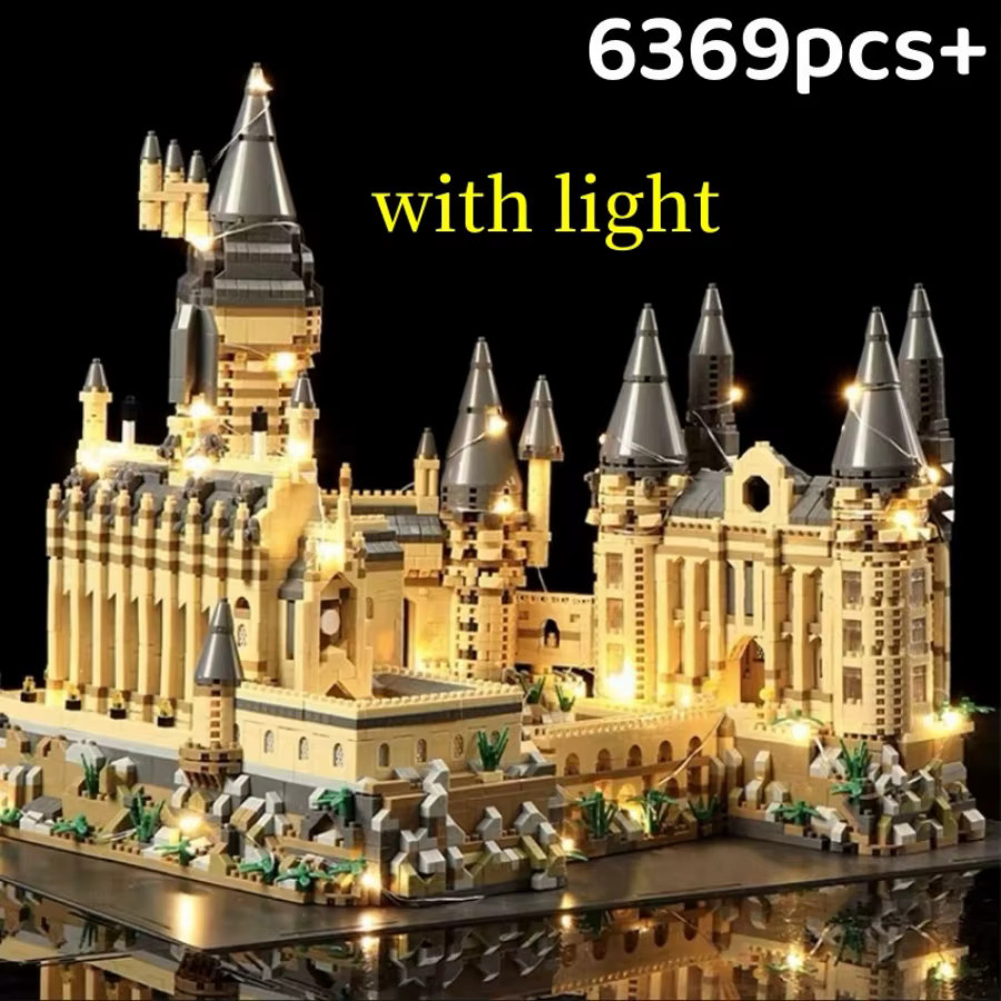 HUATEC Magic Castle Micro Bausteine Modell Kit mit Beleuchtung, kreatives Architektur MOC Set für Kinder, Mehrfarbig - Bild 5
