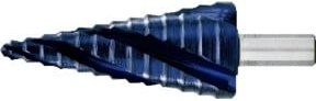 Exact Stufenbohrer HSS TiAlN mit 4-fach Spiralnute in Blau - Bild 1