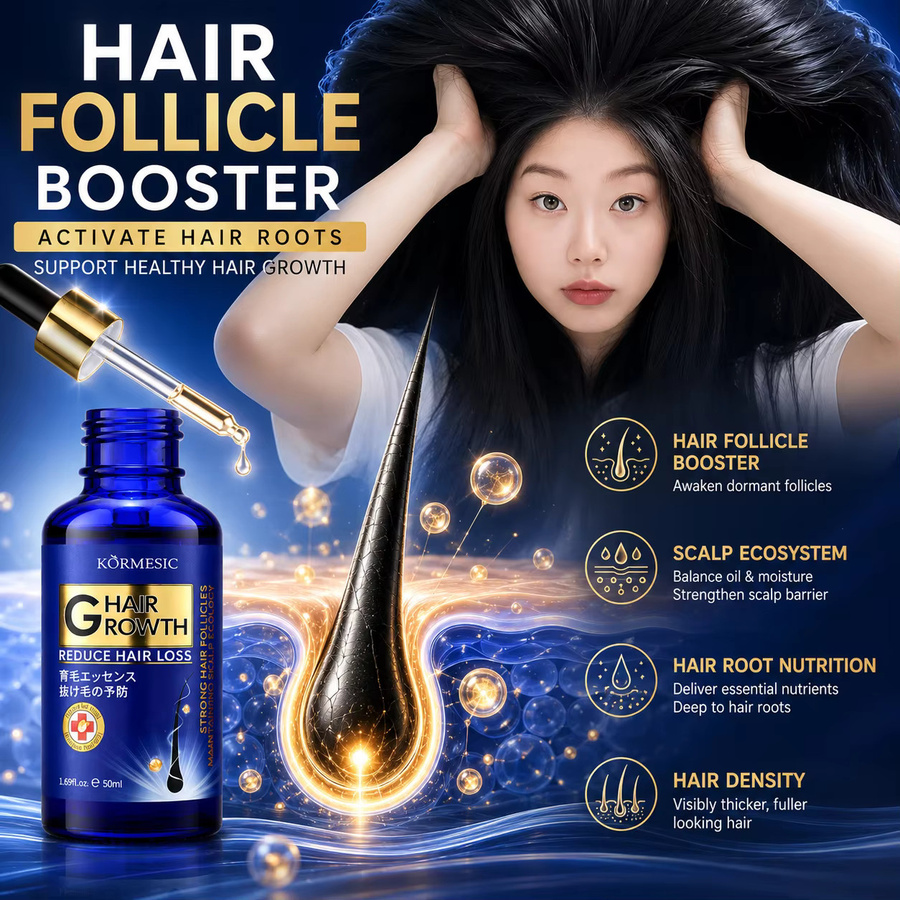 KORMESIC Haarwuchsserum Kopfhaut-Pflegeöl, 50 ml, Unisex - Bild 5