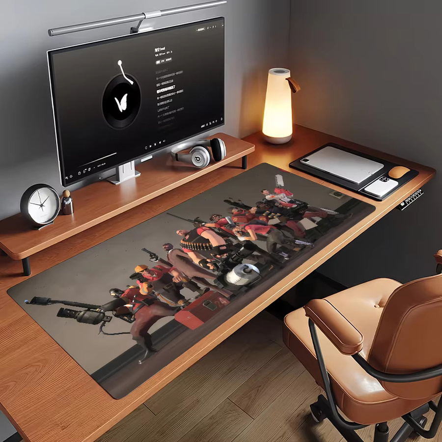 T-Team F-Fortress 2 Mauspad in Multicolour, rutschfeste Gamer-Schreibtischunterlage für Laptop und Büro - Bild 2